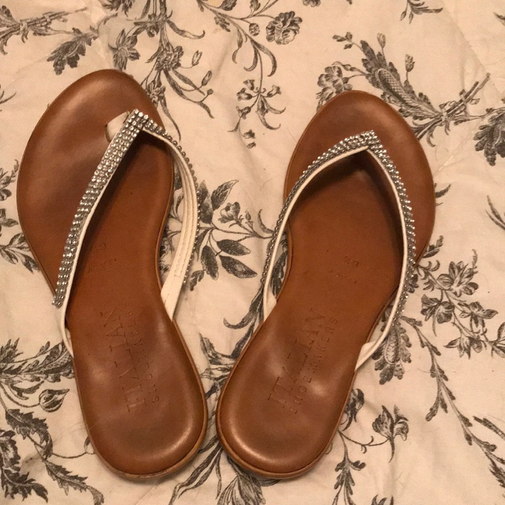 Italian Shoemakers Sparkle Sandals